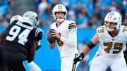 Tyler Shough took the New Orleans Saints into Charlotte and beat the Carolina Panthers 17-7 in their last game.