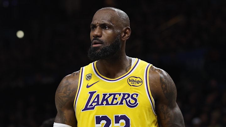 Los Angeles Lakers forward LeBron James 