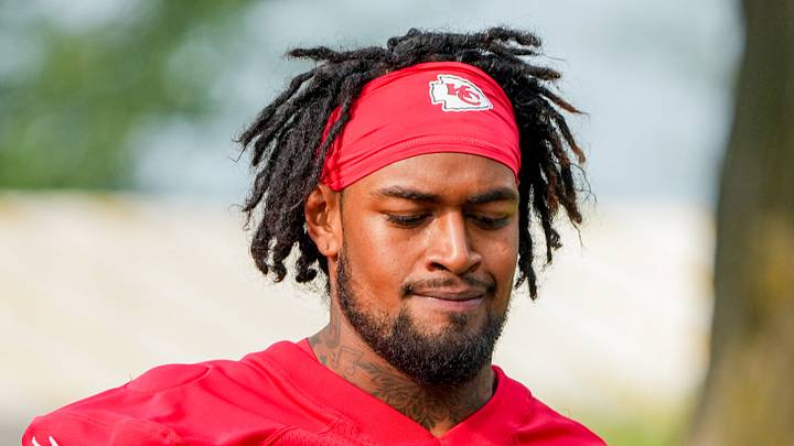 Kansas City Chiefs offensive tackle Josh Simmons (71)