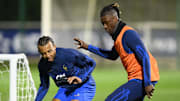 Jules Koundé et Eduardo Camavinga avec les Bleus 