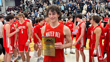 Mater Dei's Brannon Martinsen wins MVP at the 2024 Hoophall Classic in Springfield, Mass.