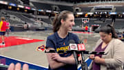 Indiana Fever guard Caitlin Clark on May 19, 2025.