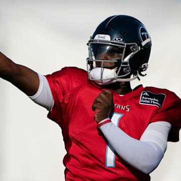 Atlanta Falcons head coach Raheem Morris spoke out on Tennessee Titans quarterback Cam Ward on Wednesday.