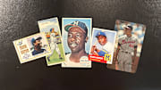 Assorted Hank Aaron baseball cards