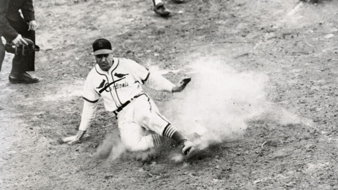 Enos Slaugher Slides Home 1946 World Series