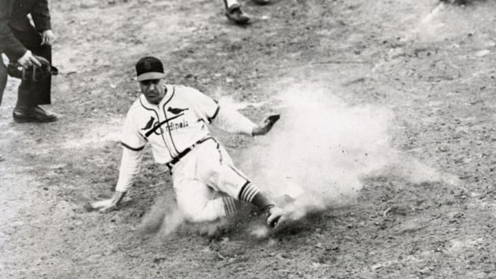 Enos Slaugher Slides Home 1946 World Series