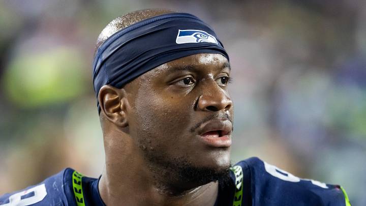 Seattle Seahawks running back Kenneth Walker III 