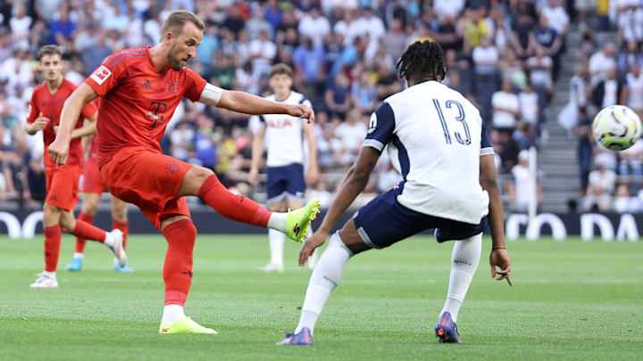 Harry Kane marcou 41 gols e deu 13 assistências em 51 jogos na temporada 2024/25 Harry Kane marcou 41 gols e deu 13 assistências em 51 jogos na temporada 2024/25