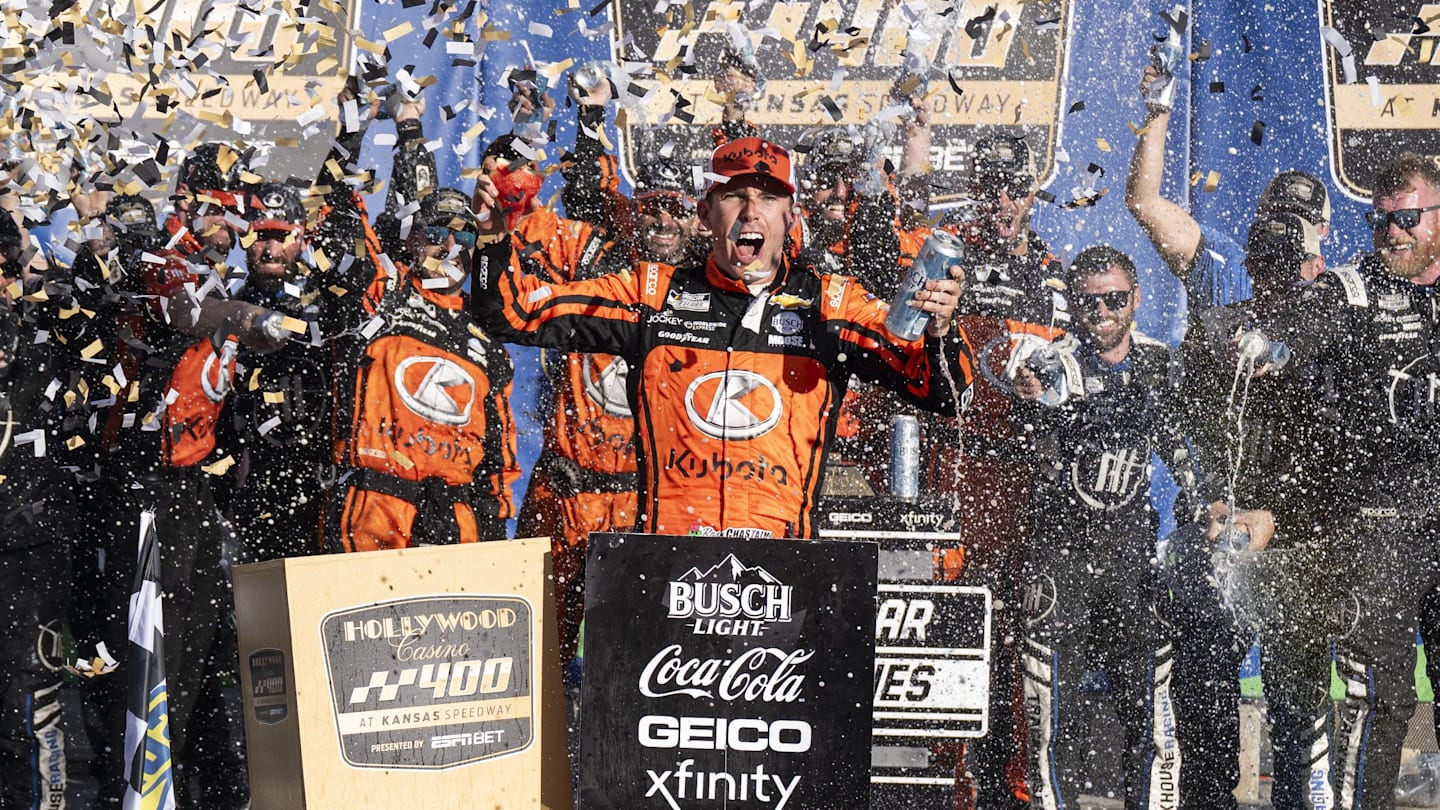 Ross Chastain Snaps 30Race Winless Streak with Kansas Win