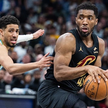 Cleveland Cavaliers star Donovan Mitchell reaggravated an ankle injury in Sunday's Game 4 loss to the Indiana Pacers.