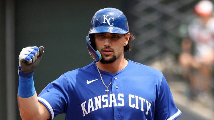 Kansas City Royals right fielder Jac Caglianone (14)