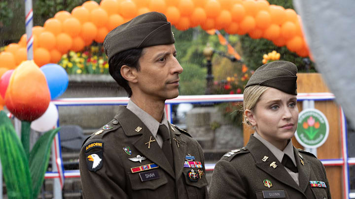GOING DUTCH: L-R: Danny Pudi and Taylor Misiak in the series premiere of GOING DUTCH airing Thursday, Jan. 2 (8:30-9:00 PM ET/PT) on FOX.