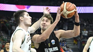 Franz Wagner has continued to put up big scoring numbers in EuroBasket. He is doing it without shooting too many threes. He is doing it because Germany has the shooters to give him space to create.