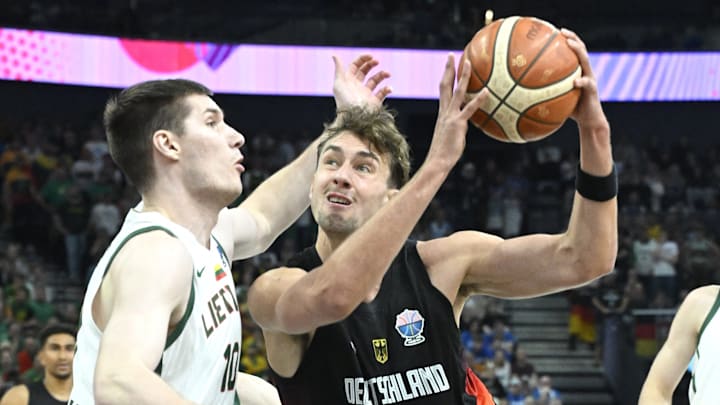 Franz Wagner has continued to put up big scoring numbers in EuroBasket. He is doing it without shooting too many threes. He is doing it because Germany has the shooters to give him space to create.
