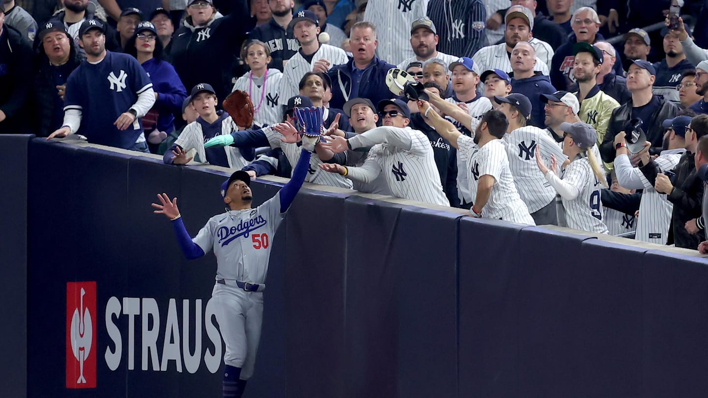 Yankees Fan Ejected After Grabbing Mookie Betts in World Series Game 4