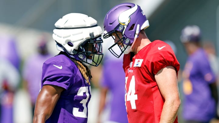 Minnesota Vikings RB Aaron Jones and QB Sam Darnold