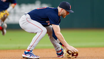 Trevor Story is one Red Sox player who's still on thin ice following the Winter Meetings. 