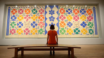 One of Henri Matisse’s cut-out artworks.