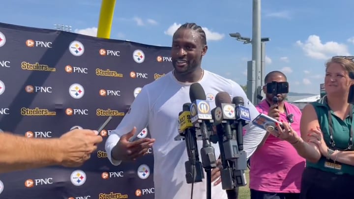 Metcalf was traded to the Steelers earlier this offseason after a career with the Seattle Seahawks. Metcalf was traded to the Steelers earlier this offseason after a career with the Seattle Seahawks.