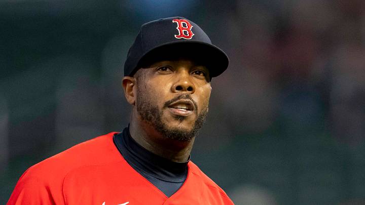 Boston Red Sox relief pitcher Aroldis Chapman (44).