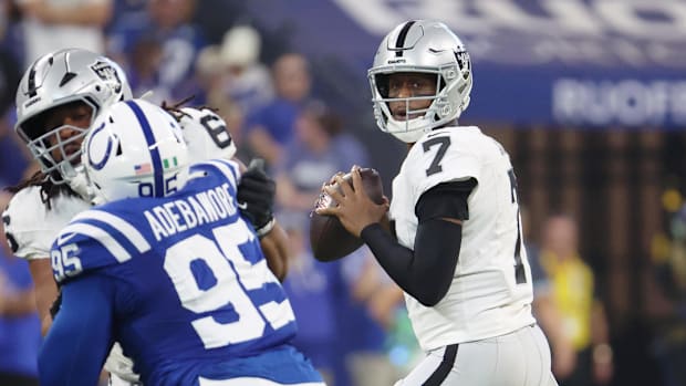 Las Vegas Raiders, NFL, Indianapolis Colts, Geno Smith