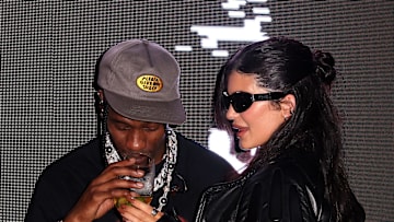 Travis Scott And 50 Cent Perform At Wayne & Cynthia Boich's Art Basel Party