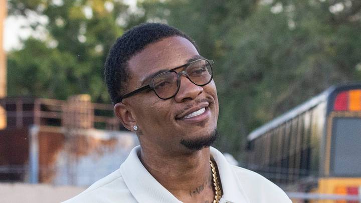 Indianapolis Colts quarterback Anthony Richardson smiles for the camera