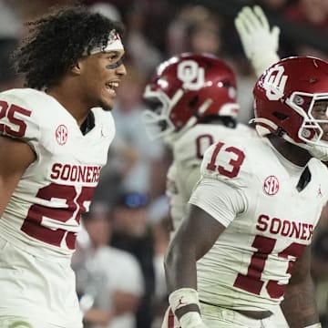 Oklahoma is a home favorite against Missouri in college football Week 13 action.