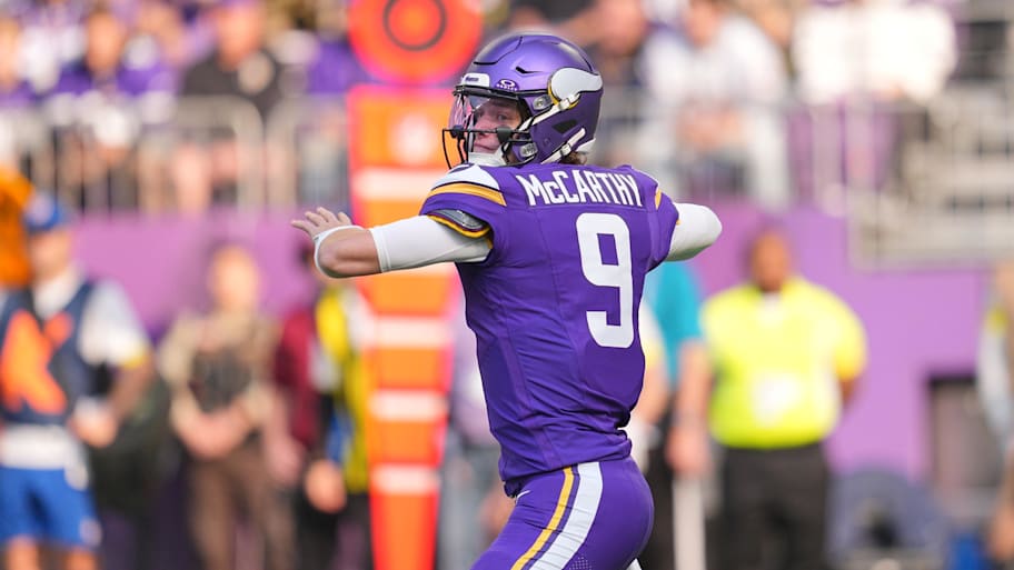 Minnesota Vikings quarterback J.J. McCarthy 