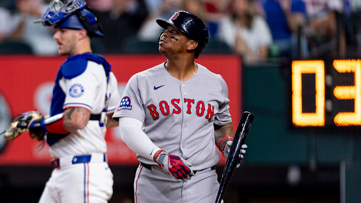 Devers recovered from shoulder injuries and was moved off third base this offseason, but his problems at the plate appear to be caused by poor mechanics. Devers recovered from shoulder injuries and was moved off third base this offseason, but his problems at the plate appear to be caused by poor mechanics.