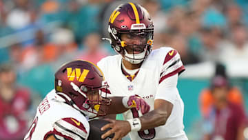 Jayden Daniels and Austin Ekeler