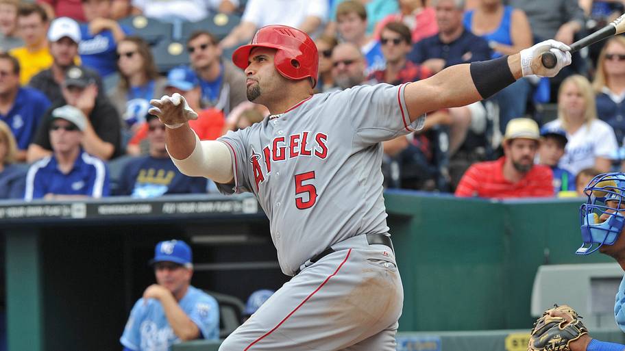 Los Angeles Angels designated hitter Albert Pujols