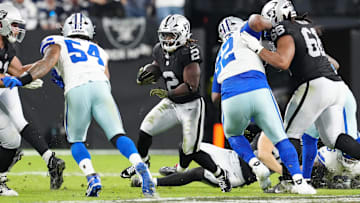 Las Vegas Raiders running back Ashton Jeanty.