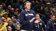 West Virginia University forward Tucker DeVries