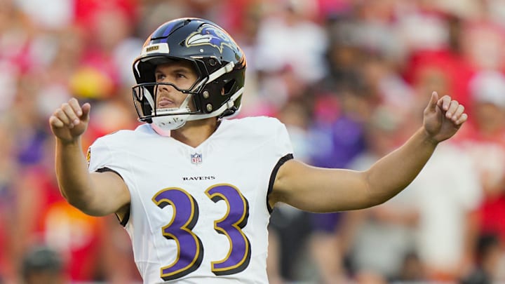 Ravens K Tyler Loop faces the New York Jets in Week 12. 