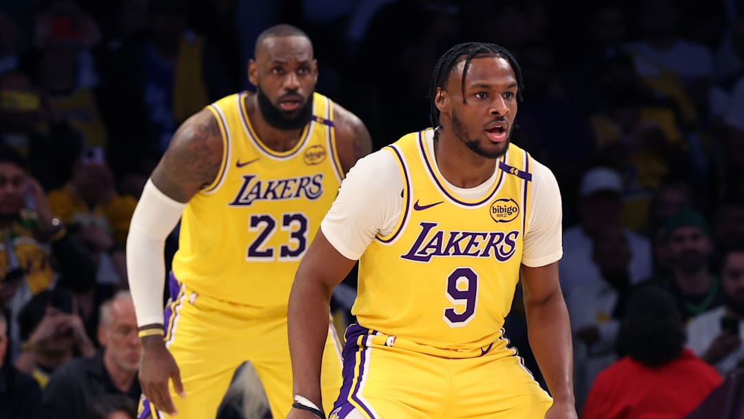 LeBron James, Bronny James, Los Angeles Lakers