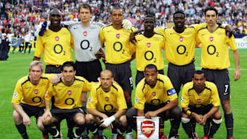 El Arsenal cuando llegó a la final de la Champions League en 2006