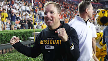 Missouri Tigers head coach Eli Drinkwitz