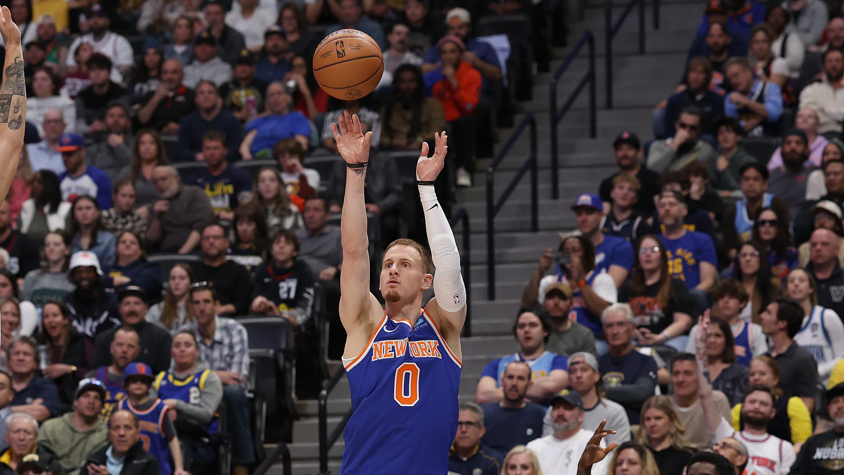 Knicks' Donte DiVincenzo Matches History vs. Jazz