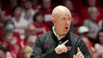 Wisconsin head volleyball coach Kelly Sheffield is shown during their match Tuesday, September 10, 2024 at the UW Field House in Madison, Wisconsin. Wisconsin beat UW-Milwaukee in straight sets.
