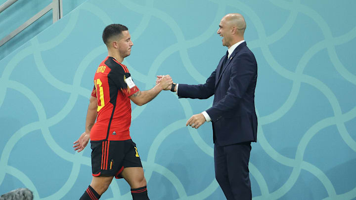 Roberto Martinez, Eden Hazard Roberto Martinez, Eden Hazard