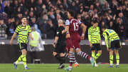 Arsenal tersingkir dari Carabao Cup usai kalah 3-0 dari West Ham United, Kamis (2/11) dinihari WIB