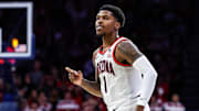 Arizona Wildcats guard Caleb Love (1) is coming off a 27-point performance vs. Oklahoma State.