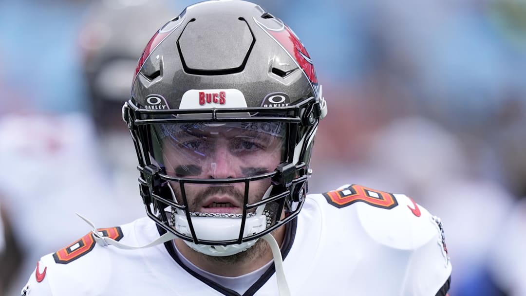 Tampa Bay Buccaneers quarterback Baker Mayfield has hit a new low after the team's latest loss. (Mandatory Credit: Jim Dedmon-Imagn Images)