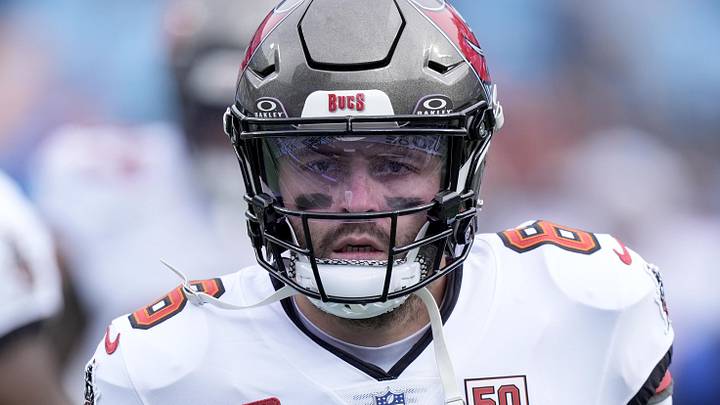 Tampa Bay Buccaneers quarterback Baker Mayfield has hit a new low after the team's latest loss. (Mandatory Credit: Jim Dedmon-Imagn Images)