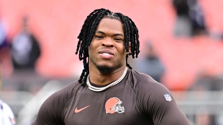 Cleveland Browns running back Quinshon Judkins
