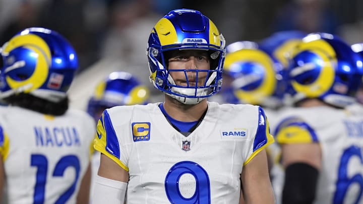 Los Angeles Rams quarterback Matthew Stafford (9). Mandatory Credit: Jim Dedmon-Imagn Images