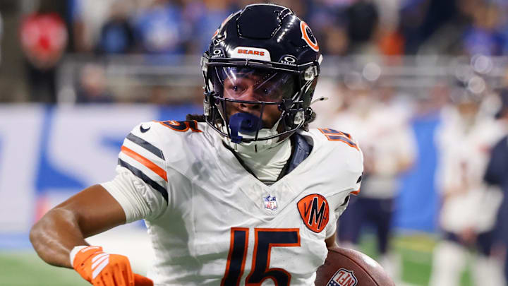 Bears WR Rome Odunze has a plus matchup against the Baltimore Ravens in Week 8.
