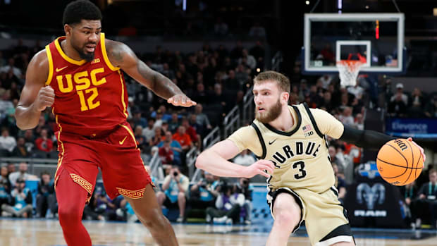 USC Trojans Big Ten Tournament Expansion Basketball Eric Musselman NCAA Tournament Transfer Portal Rodney Rice Chad Baker-Maz