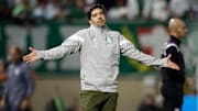 Abel Ferreira recebeu amarelo e foi expulso contra o São Paulo